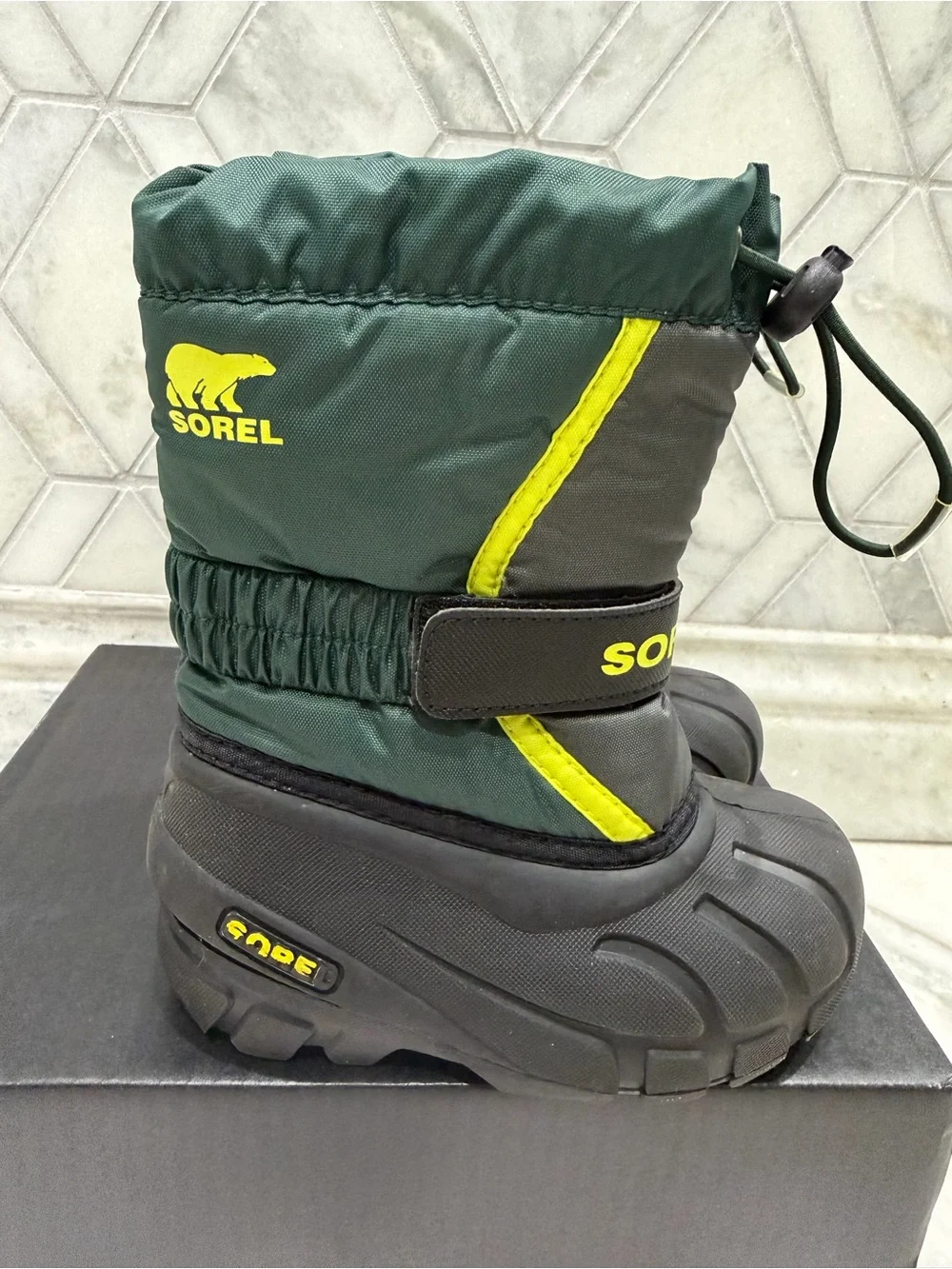 Size 9 Toddler SOREL Warm Winter Flurry Snow Boots